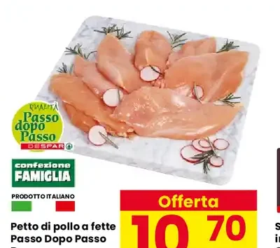 Petto di pollo a fette Passo Dopo Passo Despar