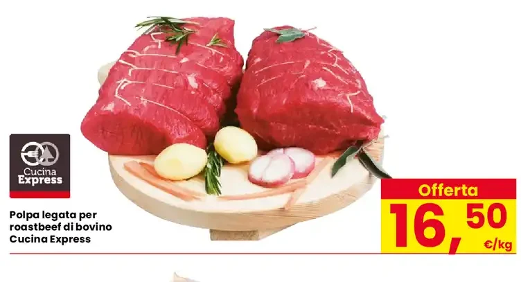 Polpa legata per roastbeef di bovino Cucina Express