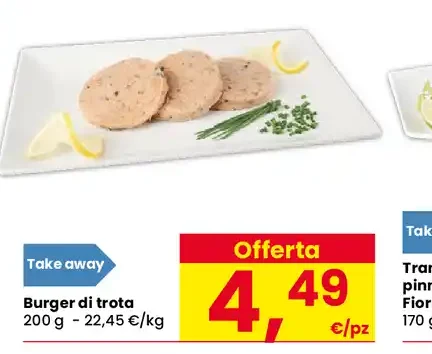 Burger di trota