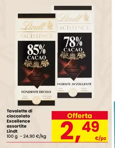 Tavolette di cioccolato Excellence