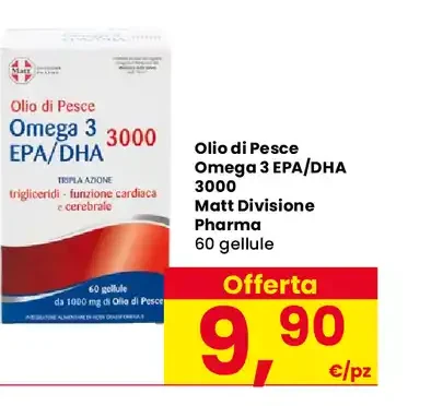 Olio di Pesce Omega 3 EPA/DHA 3000