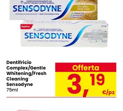 Dentifricio Sensodyne