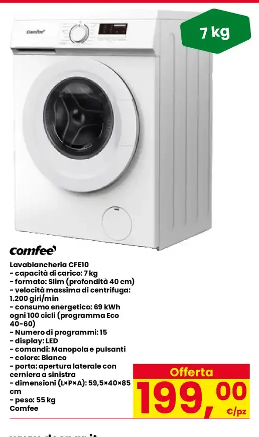 Lavabiancheria CFE10