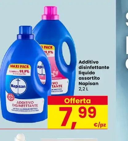 Additivo disinfettante liquido assortito Napisan