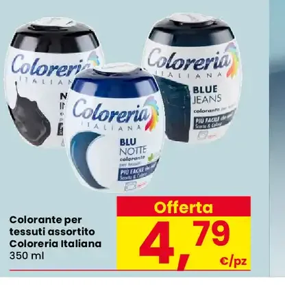 Colorante per tessuti Coloreria Italiana