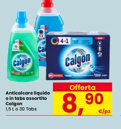 Anticalcare liquido o in tabs Calgon