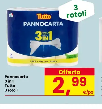Pannocarta 3 in 1 Tutto