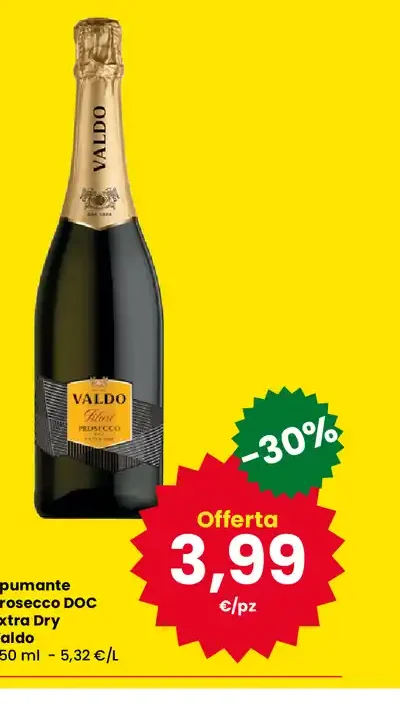 Spumante Prosecco DOC Extra Dry Valdo