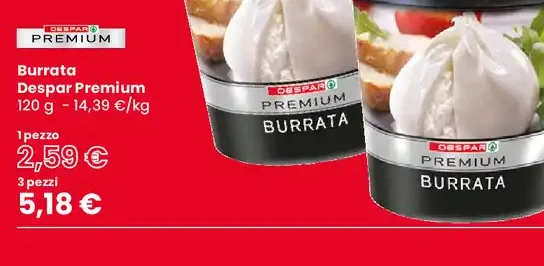Burrata Despar Premium