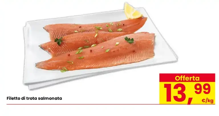 Filetto di trota salmonata