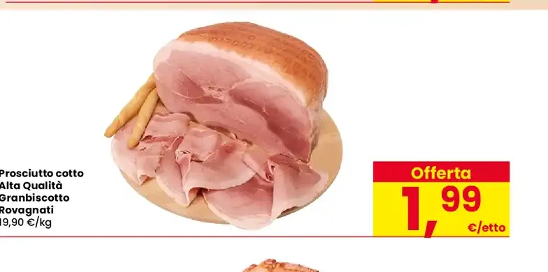 Prosciutto cotto Alta Qualità Grambiscotto Rovnagati