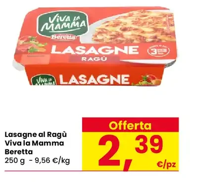 Lasagne al ragù Viva la Mamma Beretta
