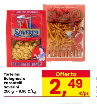 Tortellini bolognesi o passatelli Soverini