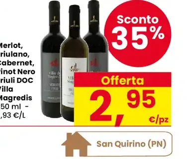 Vini assortiti Friuli DOC Magredis