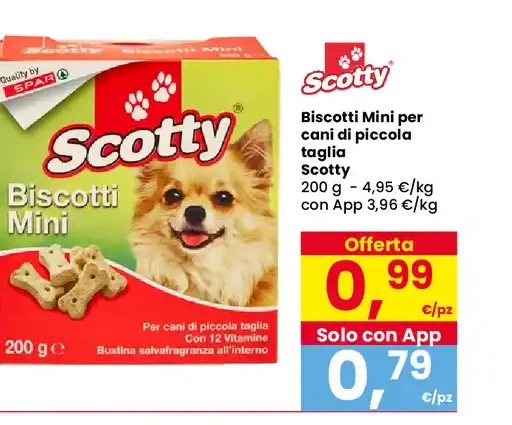 Biscotti Mini per cani di piccola taglia Scotty