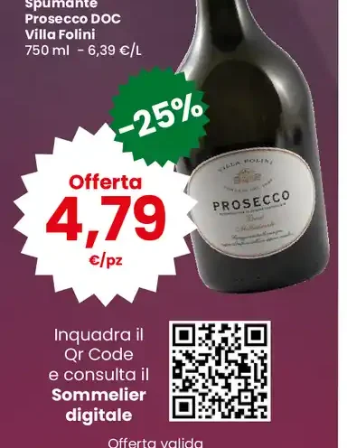 Spumante Prosecco DOC Villa Folini
