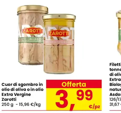 Cuori di sgombro in olio d'oliva