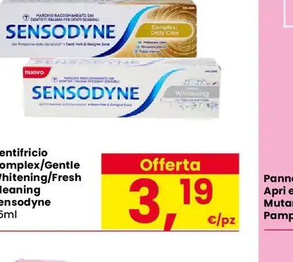 Dentifricio Sensodyne