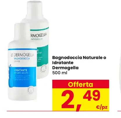 Bagnodoccia Naturale o Idratante Dermogella