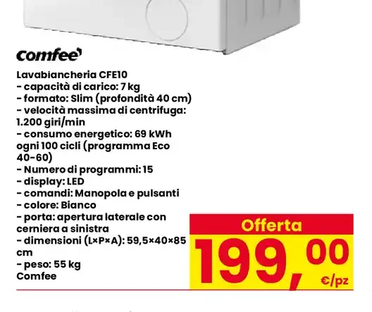 Lavabiancheria CFE10
