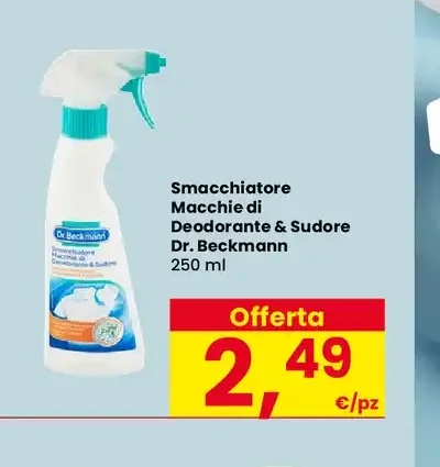 Smacchiatore macchie di deodorante e sudore Dr. Beckmann
