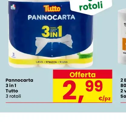 Pannocarta 3 in 1 Tutto