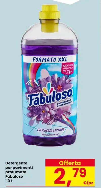 Detergente per pavimenti profumato Fabuloso