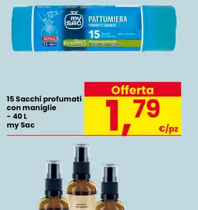 15 sacchi profumati con maniglie My Sac