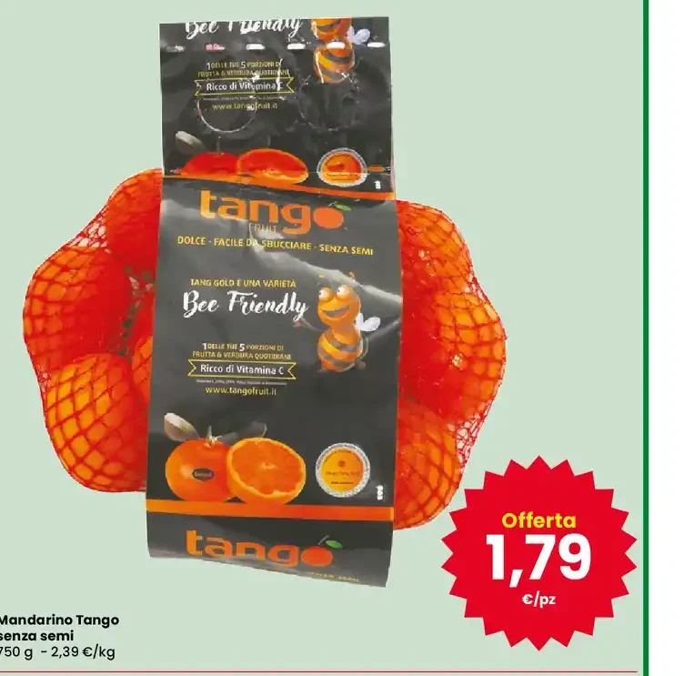 Mandarino Tango senza semi