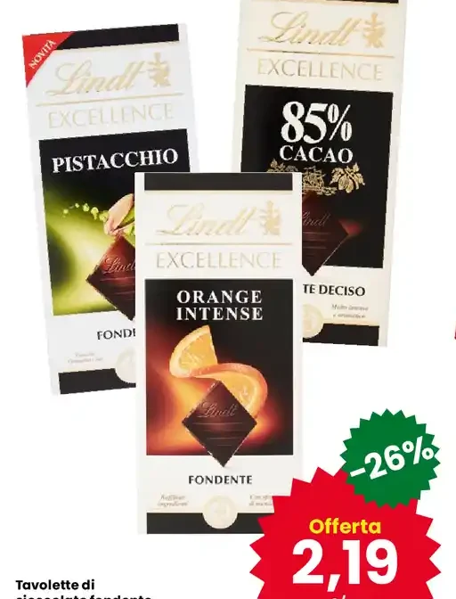 Tavolette di cioccolato fondente