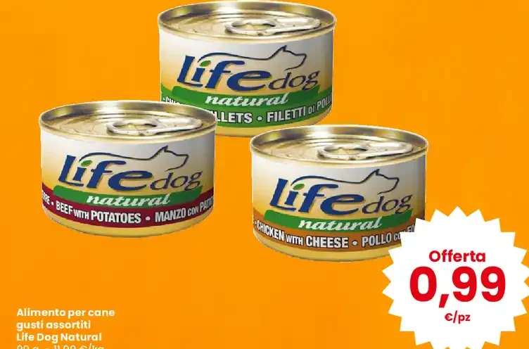 Alimento per cane Life Dog Natural