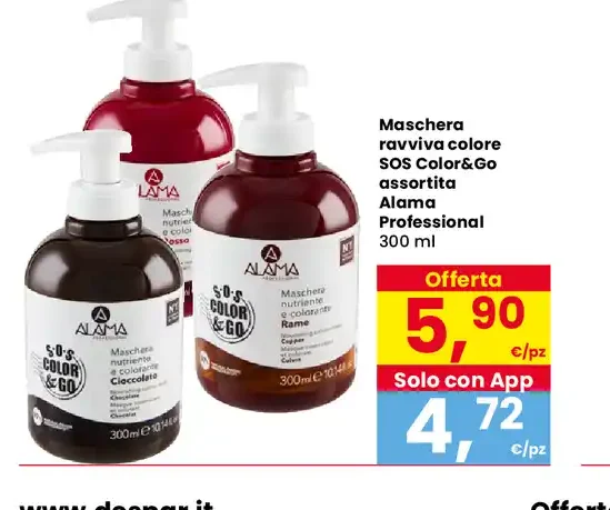 Maschera ravvivacolore SOS Color&Go assortita