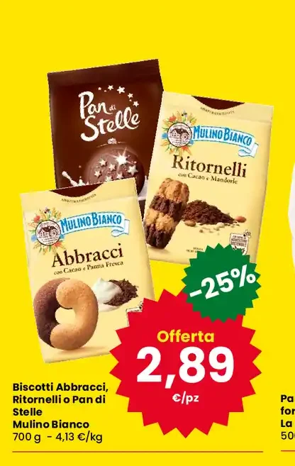 Biscotti Abbracci, Ritor­ nelli o Pan di Stelle