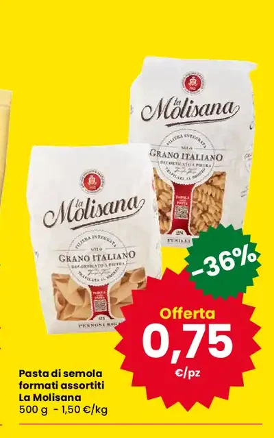 Pasta di semola formati assortiti