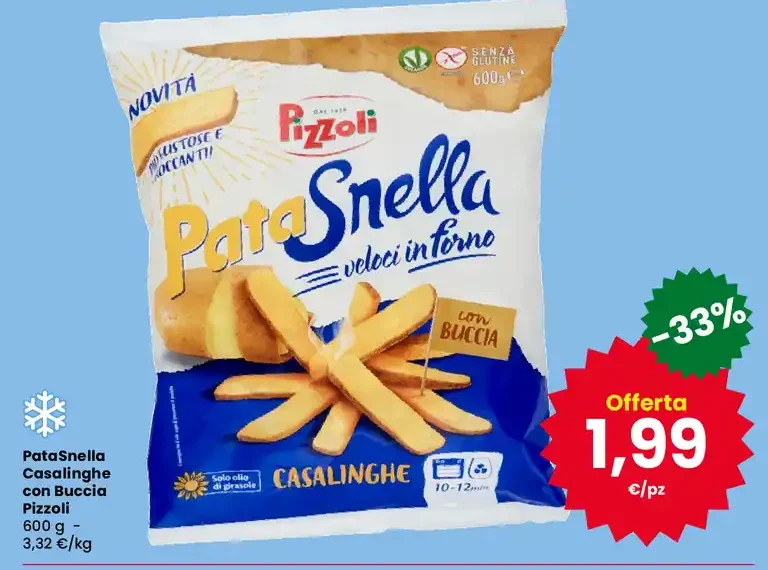 Patatine Casalinghe con Buccia Pizzoli
