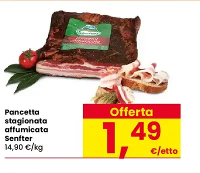 Pancetta stagionata affumicata Senfter