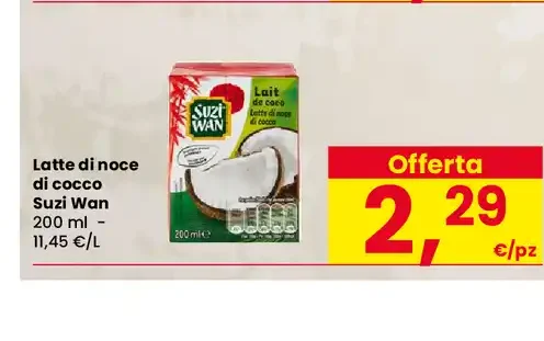Latte di noce di cocco Suzi Wan