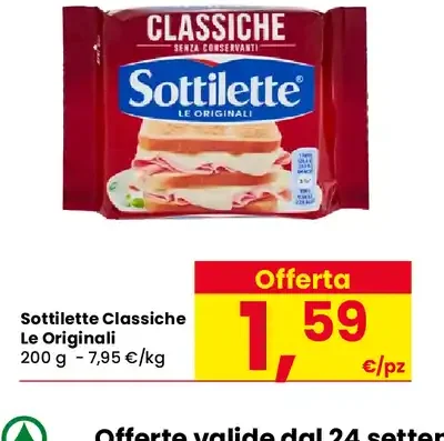 Sottilette Classiche Le Originali