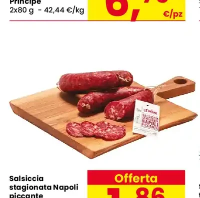 Salsiccia stagionata Napoli piccante Levoni