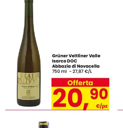 Grüner Veltliner Valle Isarco DOC Abbazia di Novacella