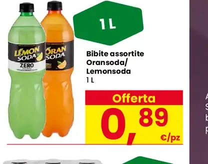 Bibite assortite Oransoda/Lemonsoda