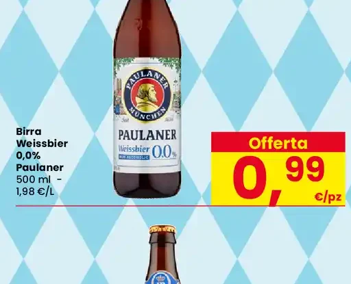 Birra Weissbier 0,0% Paulaner