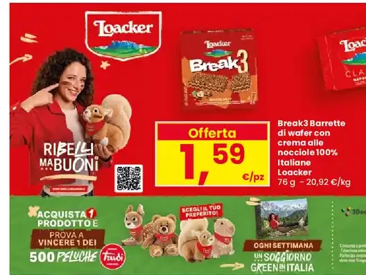 Break3 barrette di wafer