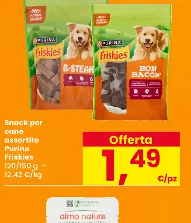 Snack per cane assortito Purina Friskies