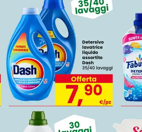 Detersivo lavatrice liquido Dash
