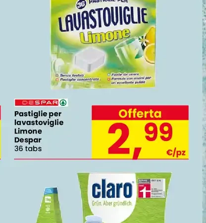 Pastiglie lavastoviglie