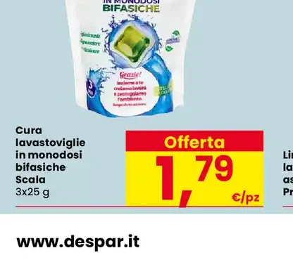 Cura lavastoviglie