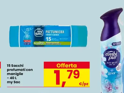 Sacchi profumati con maniglie