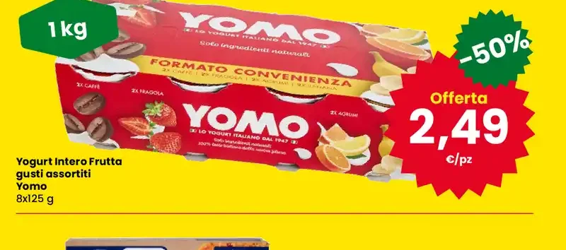 Yogurt intero alla frutta Yomo