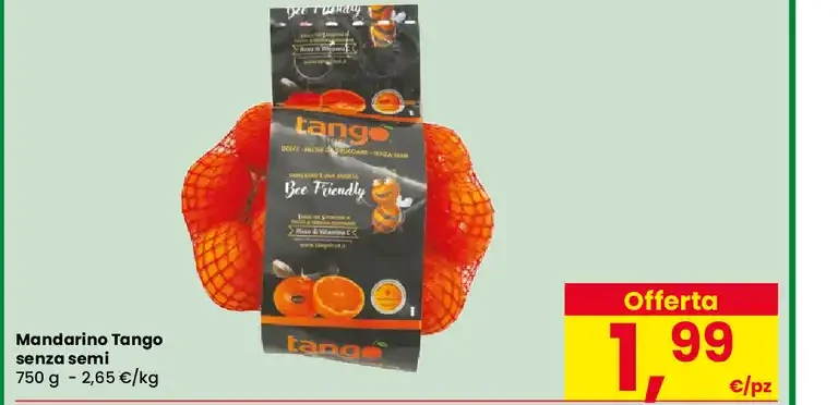 Mandarino Tango senza semi